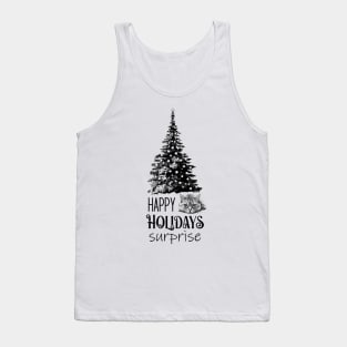 Happy Holidays with Cat Tank Top